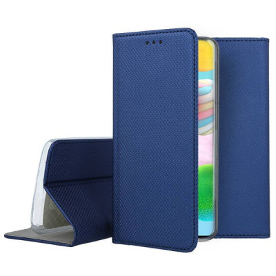 Кожени калъфи Кожени калъфи за Samsung  Кожен калъф тефтер и стойка Magnetic FLEXI Book Style за Samsung Galaxy A41 A415F син 